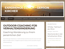 Tablet Screenshot of experience-coach.de
